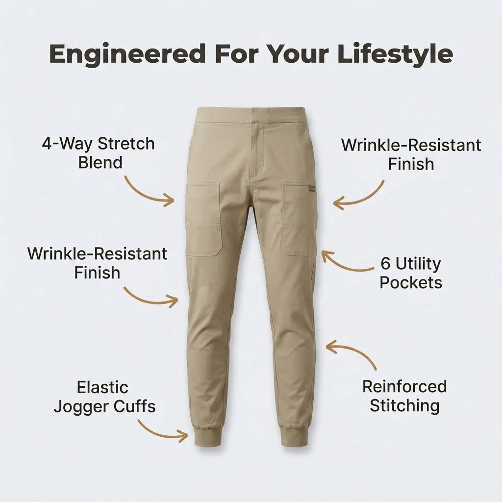 Premium Stretch Cargo Jeans – Comfort en Stijl — foto 2