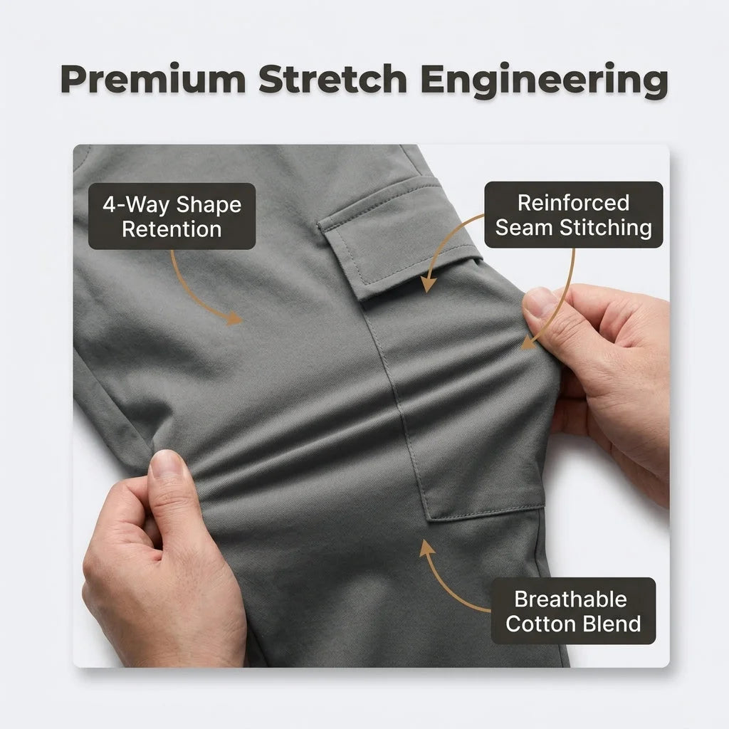 Premium Stretch Cargo Jeans – Comfort en Stijl — foto 4