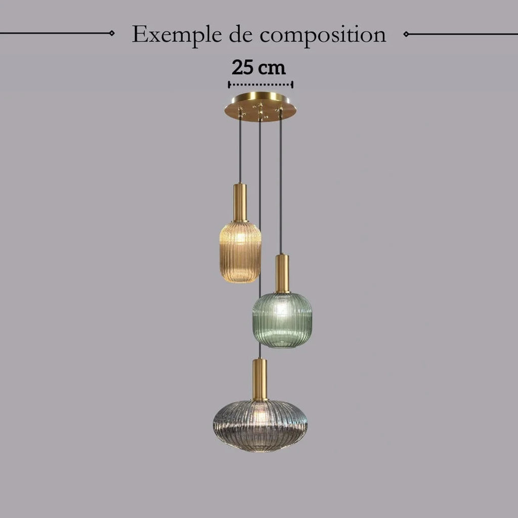 Elegant Vintage Pendel i Glas — billede 27
